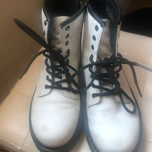 Big kids white size 4 doc martens